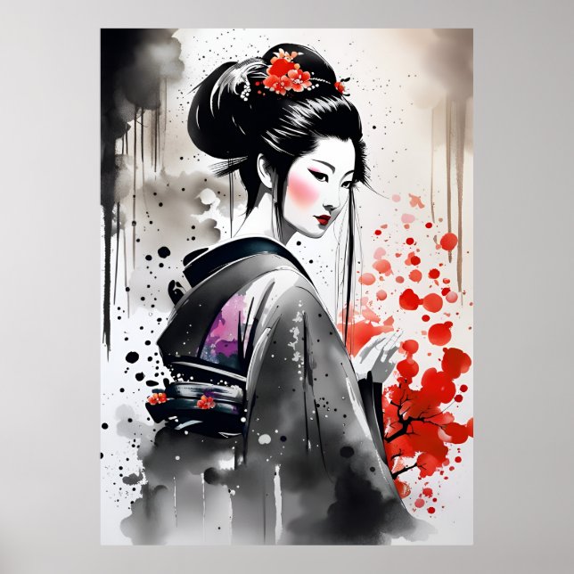 AI Geisha Poster (Front)