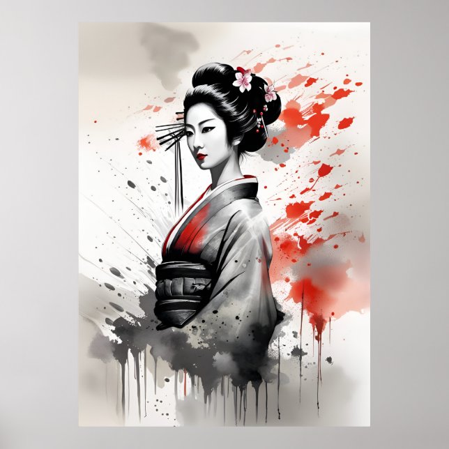 AI Geisha Poster (Front)