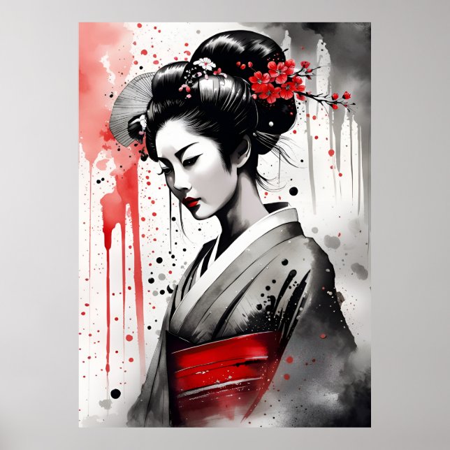 AI Geisha Poster (Front)