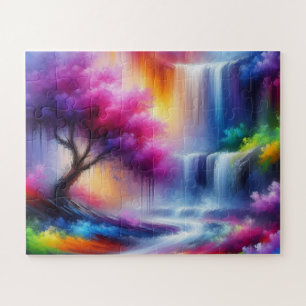AI Generated Abstract Landscape Oversized Pieces Jigsaw Puzzle