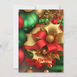 AI Generated Christmas Art Holiday Card