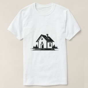 AI Generated House Architecture T-Shirt