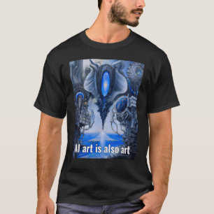 AI generated is also great blue machine T-Shirt