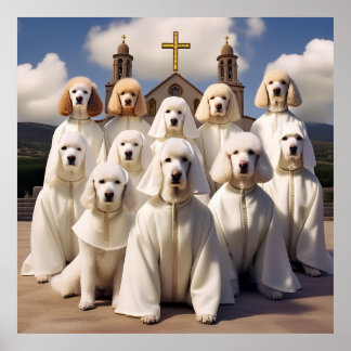 (ai generated) poodles are members poster
