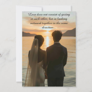 AI-Generated Traditional Newlyweds Wedding  Invitation