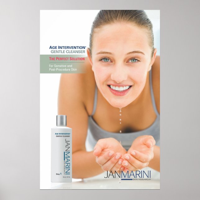 AI Gentle Cleanser 24x36" Poster (Front)