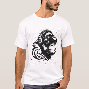 AI Gorilla in the VR Zone T-Shirt