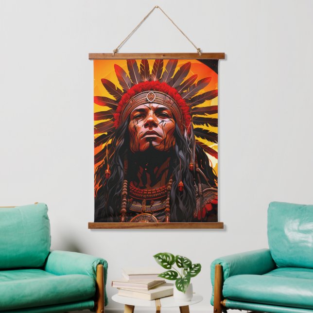 Ai Indian Artwork Hanging Tapestry (Living Room)