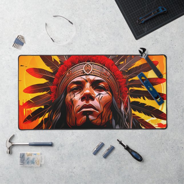 Ai Indian Desk Mat (Workstation)