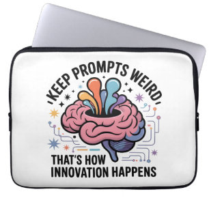 AI Innovation Graphic – Creative Prompt Design Laptop Sleeve
