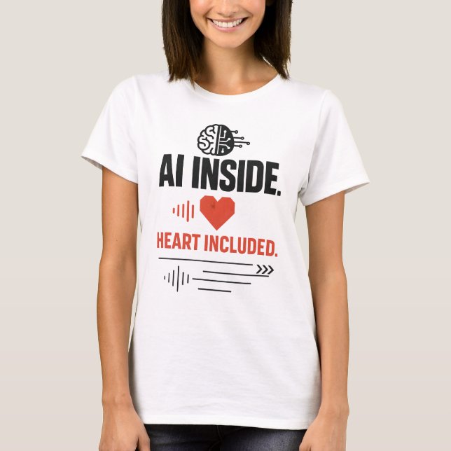 AI Inside Heart T-Shirt (Front)
