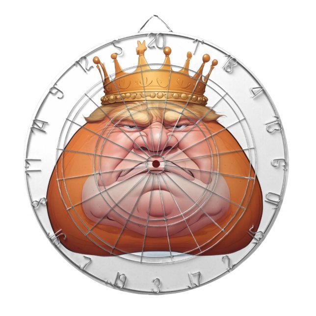 AI King Trump Blob Dart Board (Front)