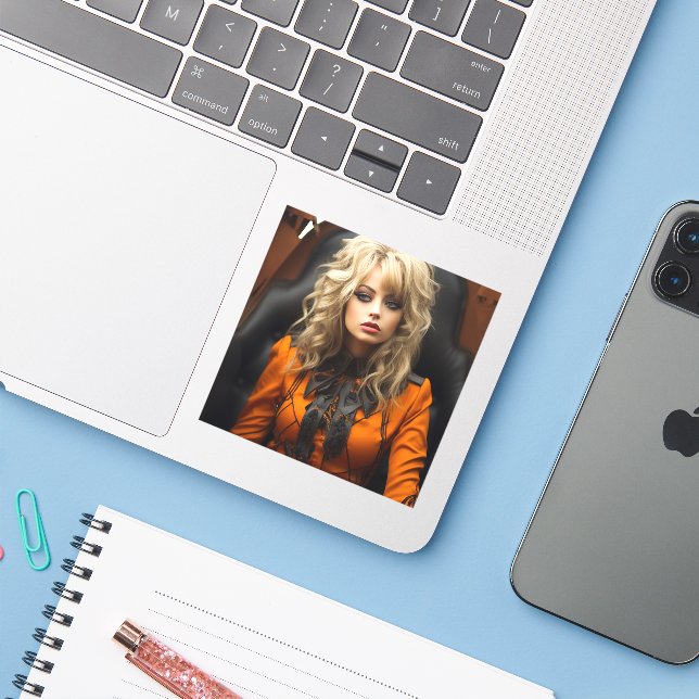 Ai Lady (Laptop w/ iPhone)