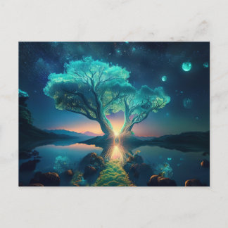 AI Landscape Postcard