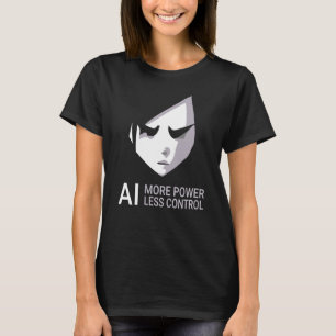 AI More Power Less Control Critical Artificial Int T-Shirt