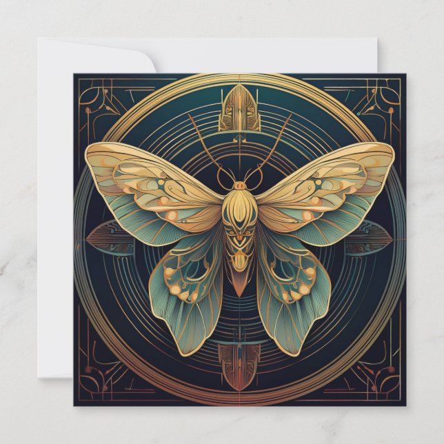 AI Moth Holiday Card (Front)