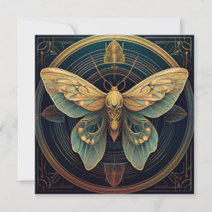 AI Moth Holiday Card