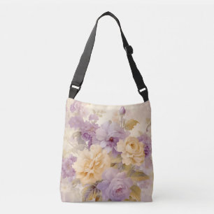 AI Nature Art: Flower-Inspired Crossbody Bag