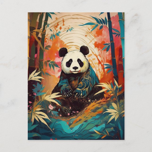 AI Panda  Postcard (Front)
