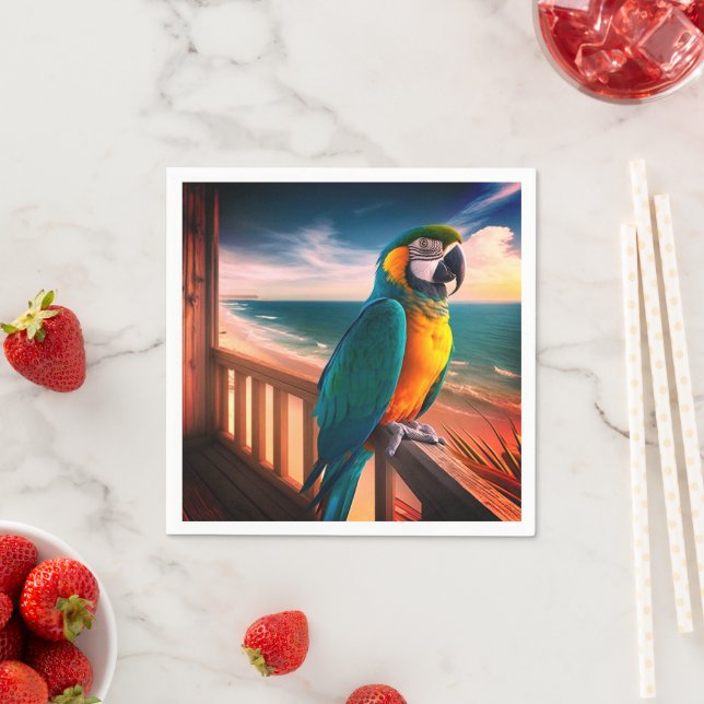 Ai Parrot Napkin (Insitu)