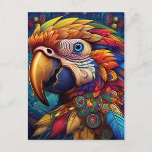 AI Parrot Postcard