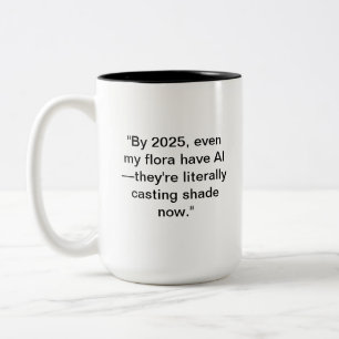 AI Plants Mug Funny Tech Nature Gift