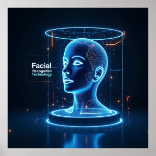 "AI-Powered Facial Recognition Poster
