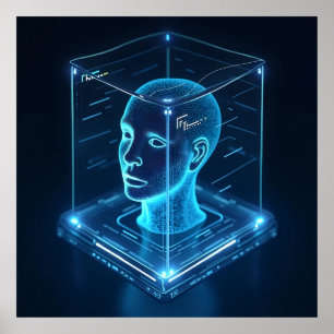 "AI-Powered Facial Recognition Poster