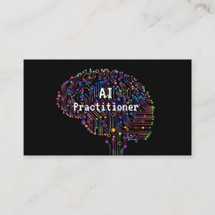 AI Practitioner of Artificial Intelligence Tech  Business Card