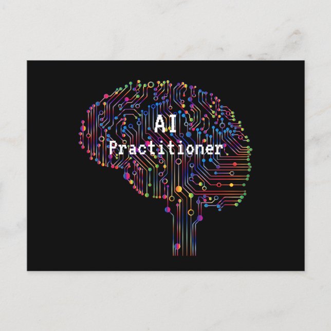 AI Practitioner of Artificial Intelligence Tech  Postcard (Front)