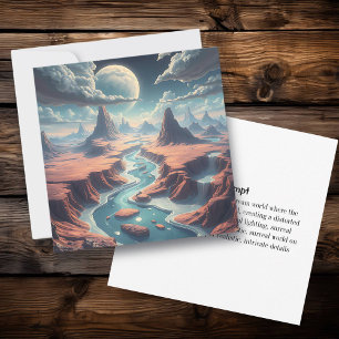 AI Prompt and Artwork Ethereal Surreal World