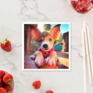 Ai Puppy Napkin