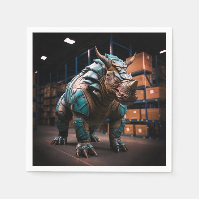 Ai Rhino Napkin (Front)