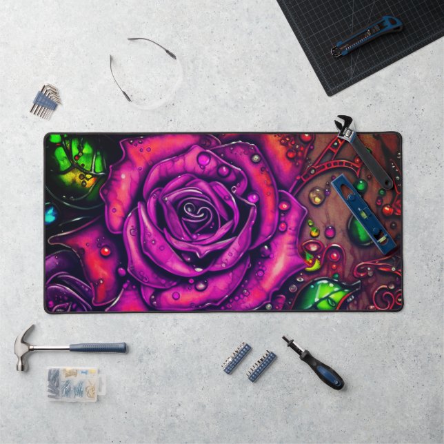 Ai Rose Desk Mat (Workstation)
