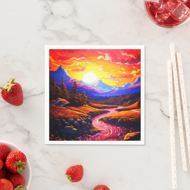 Ai Scenery Napkin (Insitu)