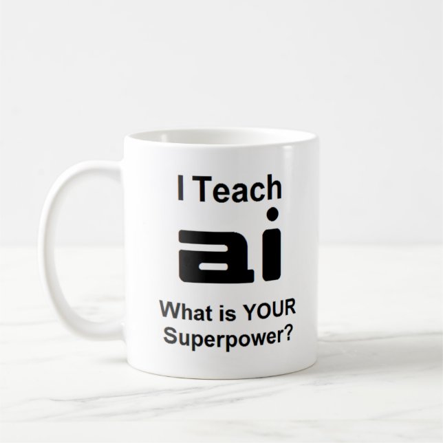 ai teach coffee mug (Left)