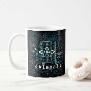 Ai - Technology - Coding Monogram - Letter A Coffee Mug
