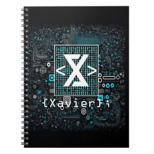 Ai - Technology - Coding Monogram - Xavier Notebook