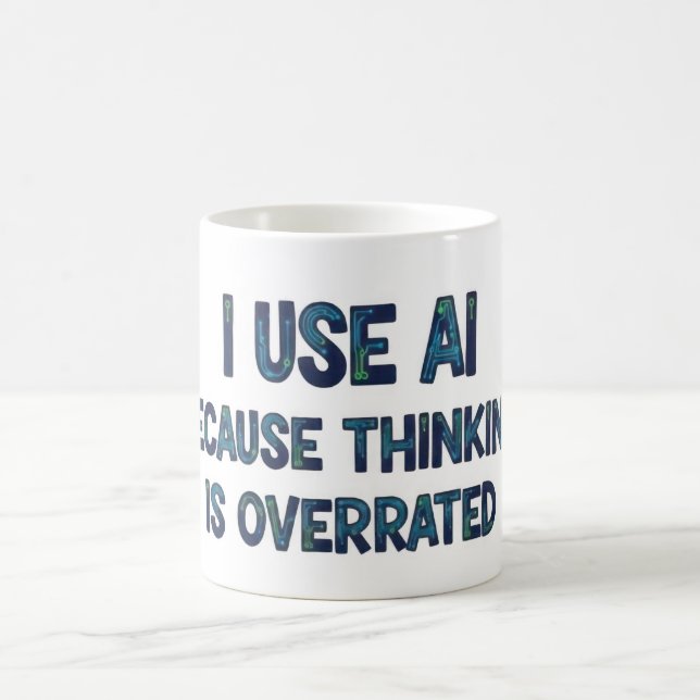 AI Text Coffee Mug (Center)
