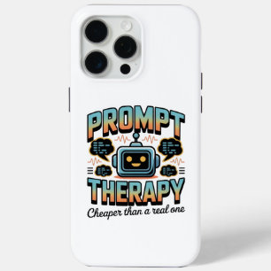 AI Therapy Graphic – Prompt Engineering Design iPhone 15 Pro Max Case