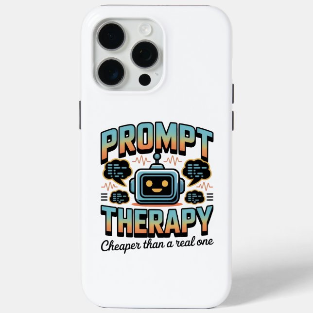 AI Therapy Graphic – Prompt Engineering Design Case-Mate iPhone Case (Back)