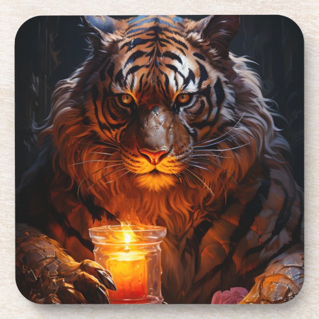 Ai Tiger Art Coaster (Front)
