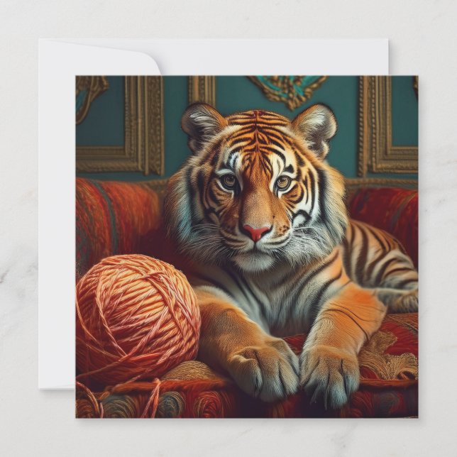 AI Tiger Holiday Card (Front)