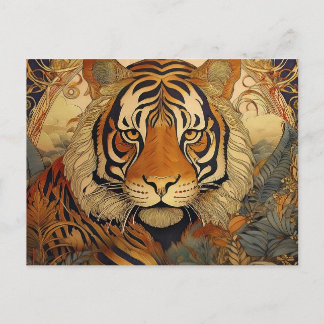 AI Tiger Postcard (Front)
