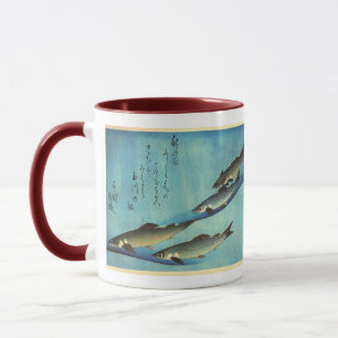 Ai (Trout) - Hiroshige's Colour Japanese Fish Prin Mug