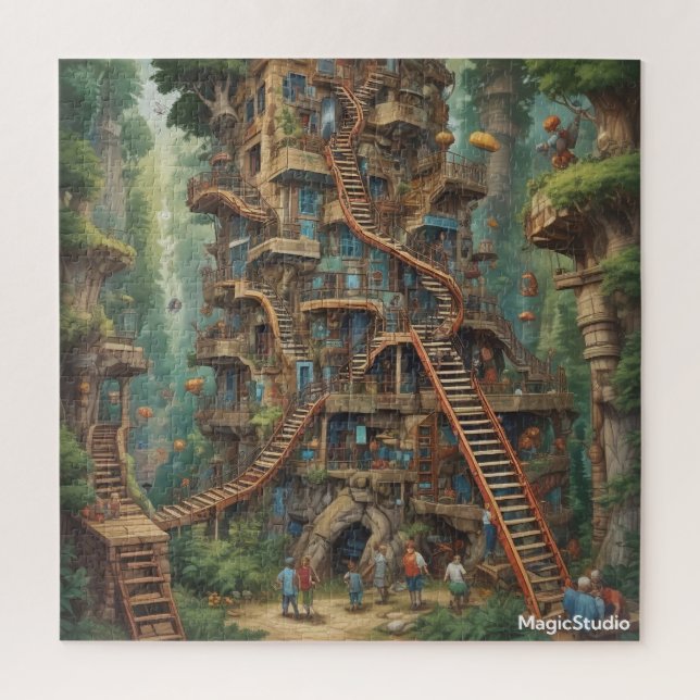 AI Ultimate Tree House Puzzle (Vertical)
