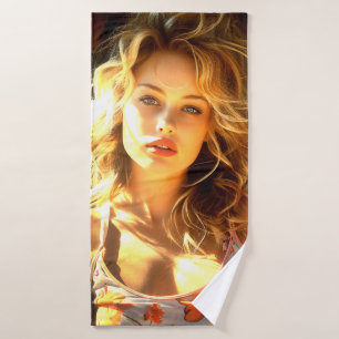 Ai Woman Bath Towel