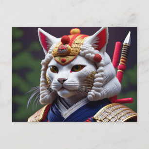 AI Yarn Cat Postcard