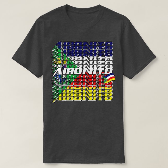 Aibonito Cascade text 1 T-Shirt (Design Front)