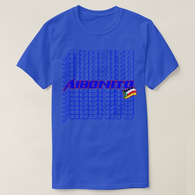 Aibonito Cascade text 2 T-Shirt (Design Front)